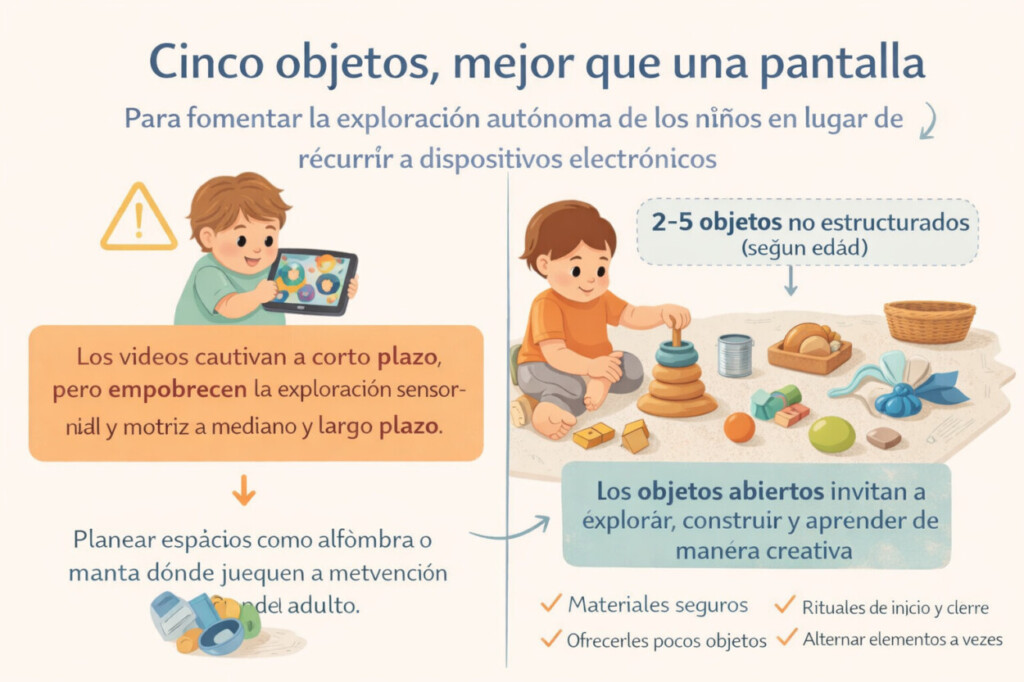 5 formas de entretener a tu bebé sin recurrir a pantallas