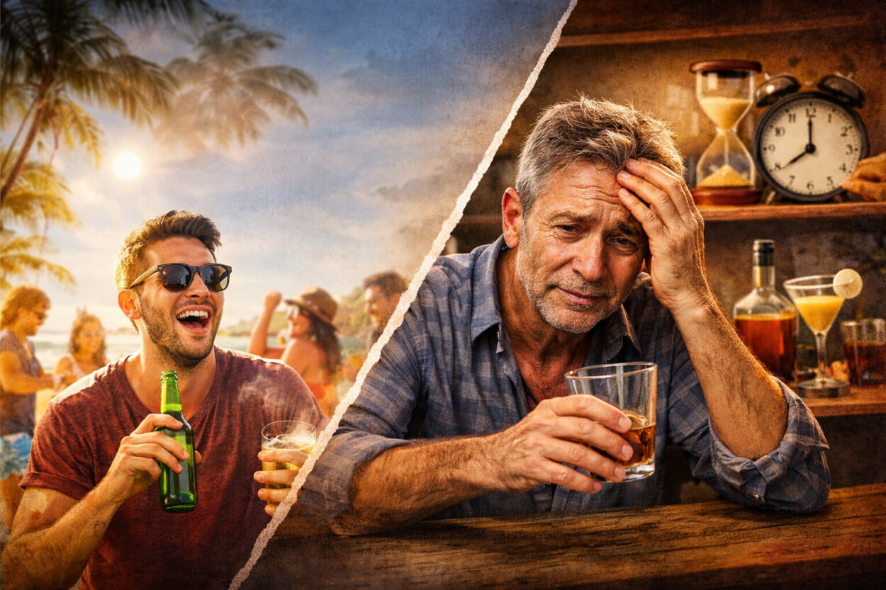 Mucho alcohol, poca juventud: el precio oculto del alto consumo