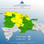 COE eleva a ocho las provincias en alerta amarilla y mantiene 14 en verde