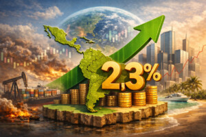 Prevén crecimiento de 2,3 % para Latinoamérica en 2026 en medio de retos económicos globales