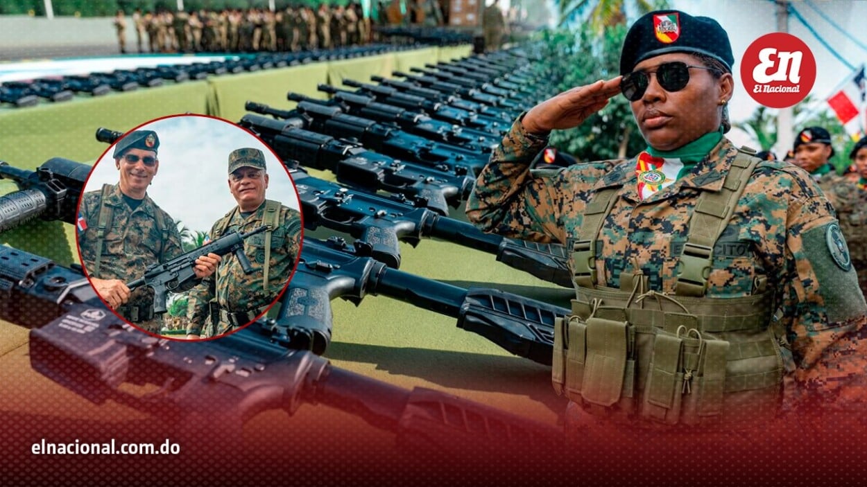 En medio de enfrentamiento pandillas Haití, FF.AA. entrega ametralladoras al Ejército