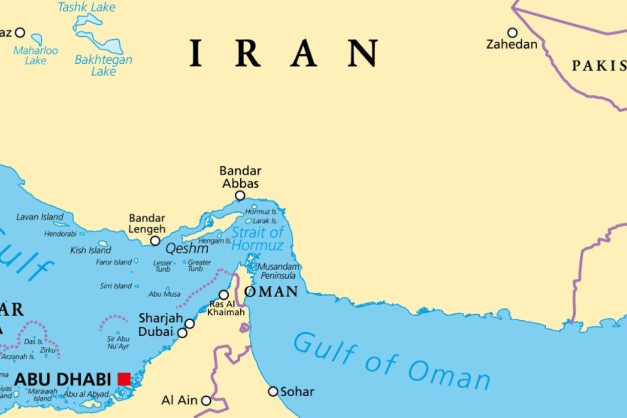 Estrecho de Ormuz y su lado ancho en la guerra