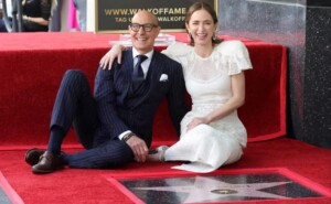 Emily Blunt y Stanley Tucci reciben estrella en el Paseo de la Fama de Hollywood