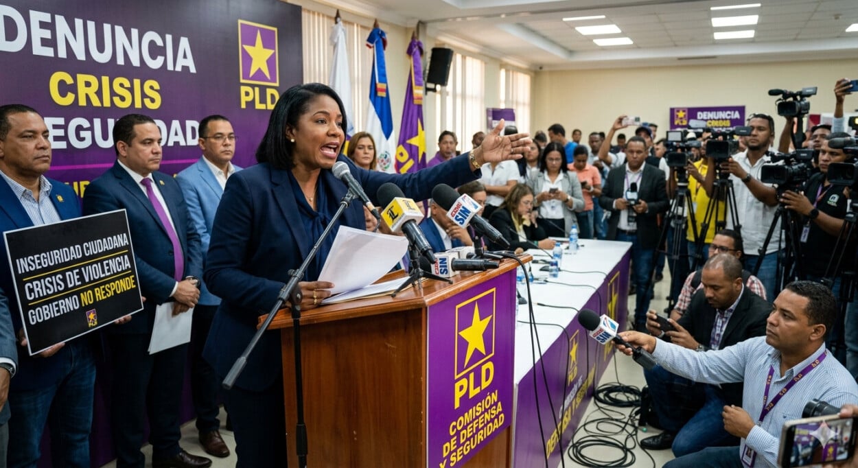 PLD pone en jaque al Gobierno: Denuncia crisis de inseguridad ciudadana y manipulación de datos