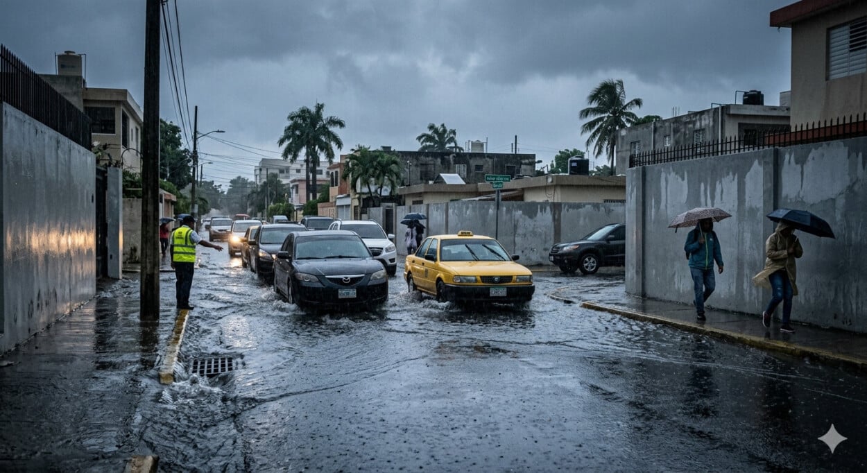 Vaguada genera lluvias desde la madrugada; INDOMET mantiene 11 provincias bajo alerta