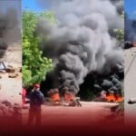 (VIDEO) Huelga contra minería paraliza San Juan