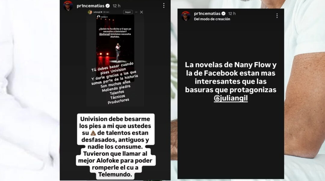 Julián Gil tras Univision cancelar acuerdo con Santiago Matías: “Hay que limpiar el planeta”