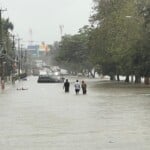 Lluvias hacen colapsar parte de Santo Domingo y el Distrito Nacional