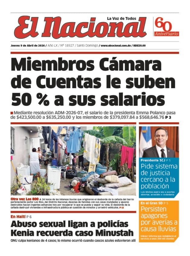 Impreso jueves 9 de abril 2026