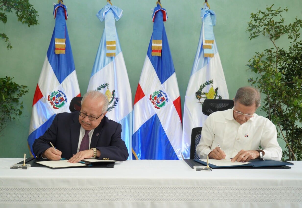 República Dominicana y Guatemala sellan acuerdo para impulsar cooperación económica