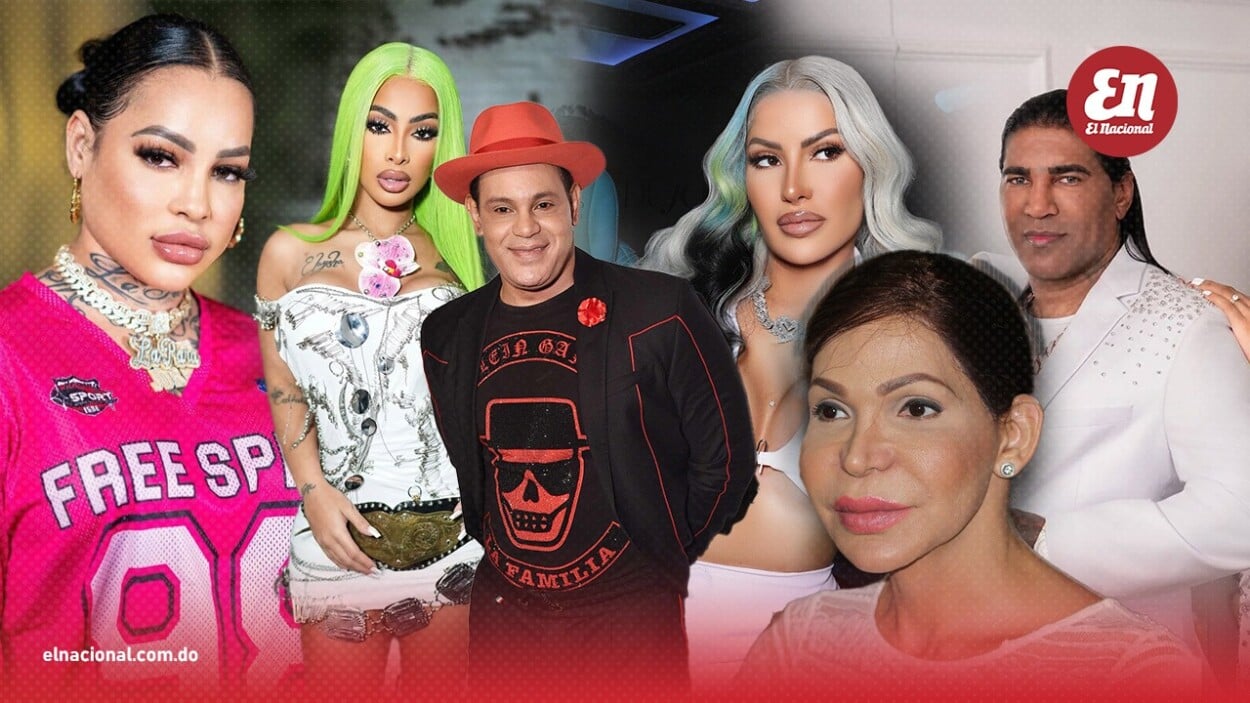 Usuarios en redes ponen en debate la transformación física de artistas dominicanos