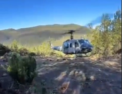 Rescate de altura: Fuerza Aérea evacúa a dos turistas en el Pico Duarte