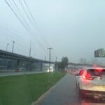 Aguaceros golpean la capital en un día marcado por la memoria del Jet Set