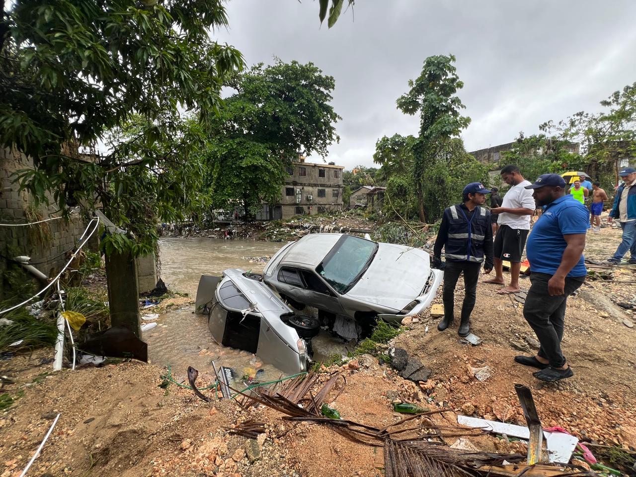 Gran Santo Domingo en imágenes: Una zona de desastre después de las lluvias