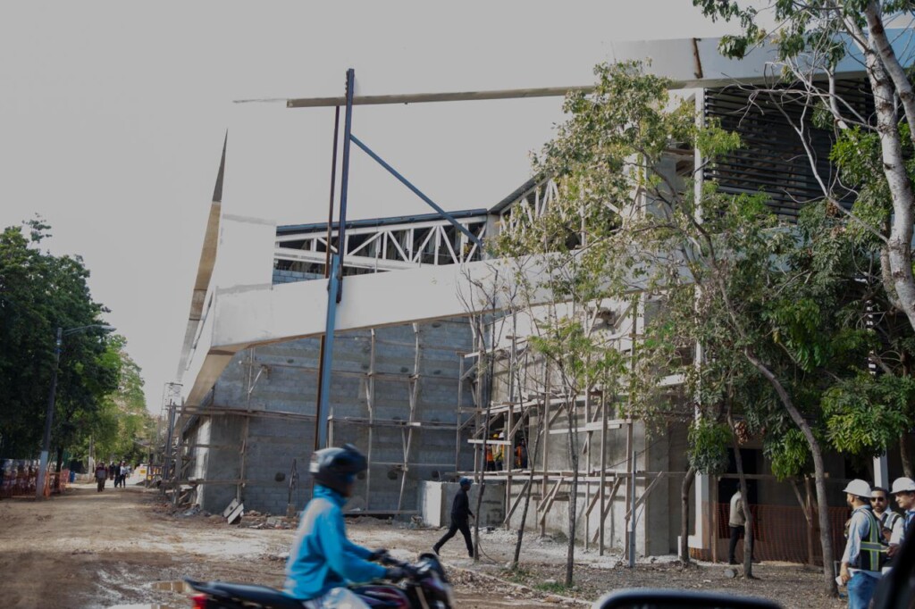 Obras de los Juegos Centroamericanos.