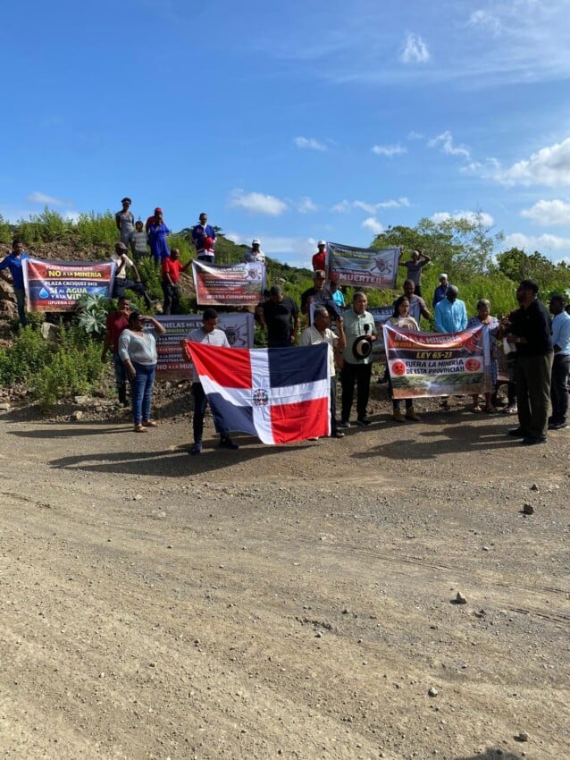 Convocan protesta contra explotación minera que amenaza fuentes de agua en Monte Plata