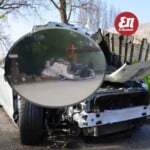 Aparatoso accidente en el Cruce de Ocoa queda registrado en cámara de seguridad