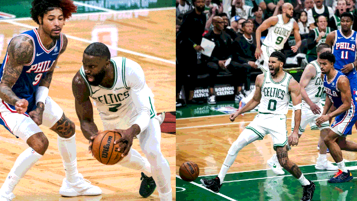 Brown y Tatum: El dúo de éxito de los Celtics contra los Sixers