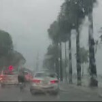 Granizadas sorprenden: reportan fuertes lluvias en el Gran Santo Domingo