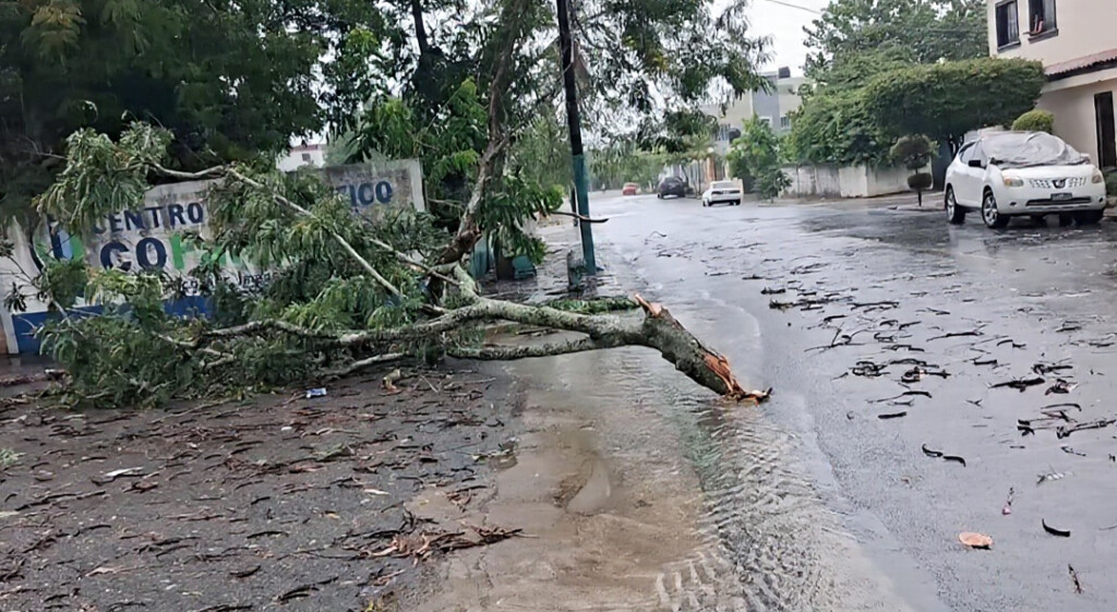 Los daños provocados por las condiciones climatológicas bloquearon durante varias horas el tránsito vehicular desde Sánchez Ramírez hacia La Vega y San Francisco de Macorís.