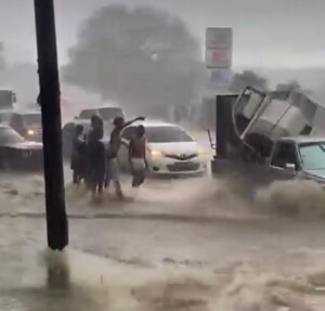 Inundaciones devastadoras en el Cibao: dos muertos y miles afectados
