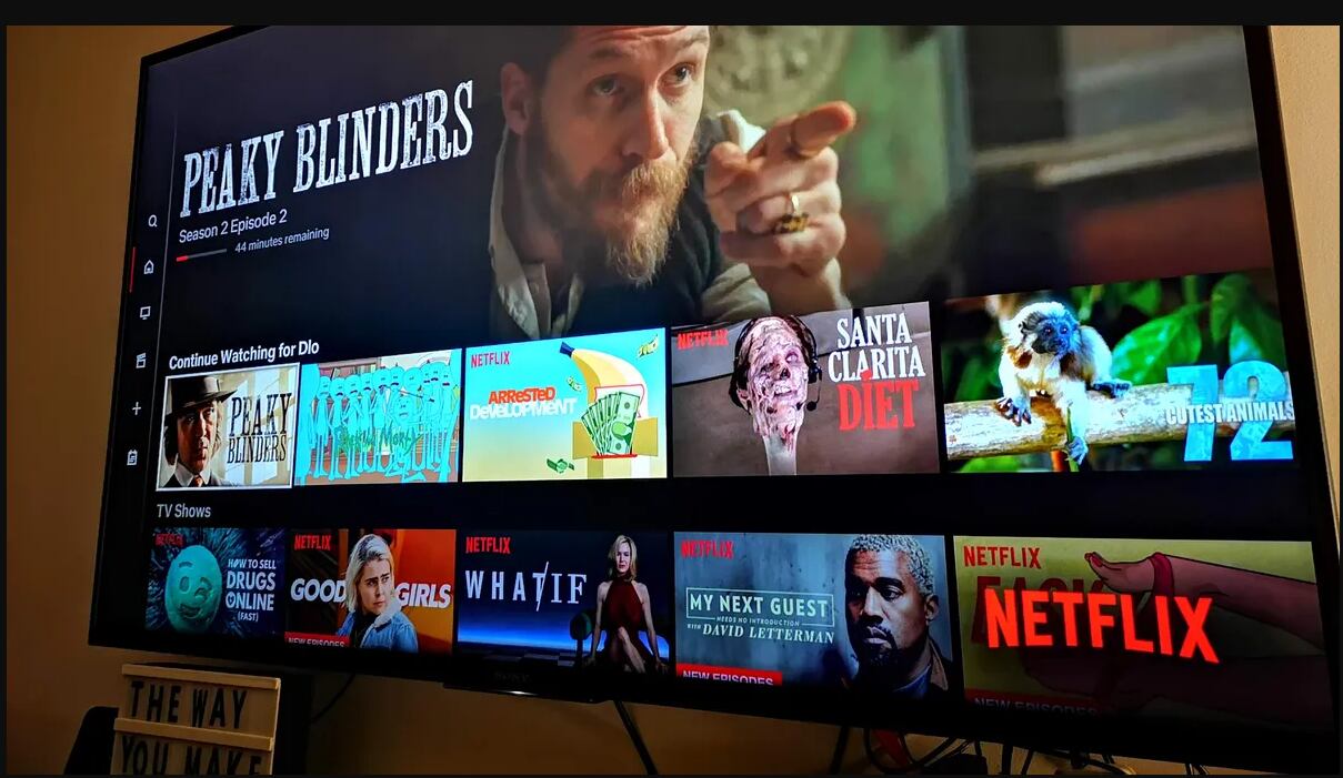 La imagen poderosa y perceptible de la televisión