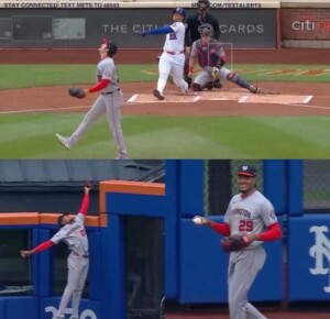¡A un paso del cuarto! James Wood le «arrebata» el cuadrangular a Juan Soto