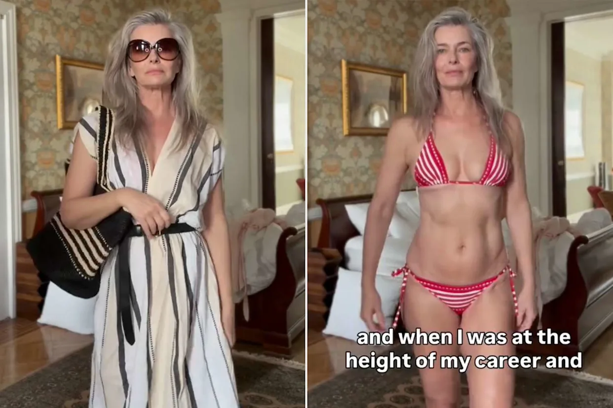 A los 61, Paulina Porizkova demuestra que la belleza no tiene edad