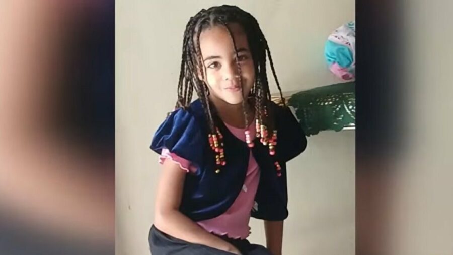 La niña Aurora Suárez Fernández, fellecida en el Hospital Hugo Mendoza.