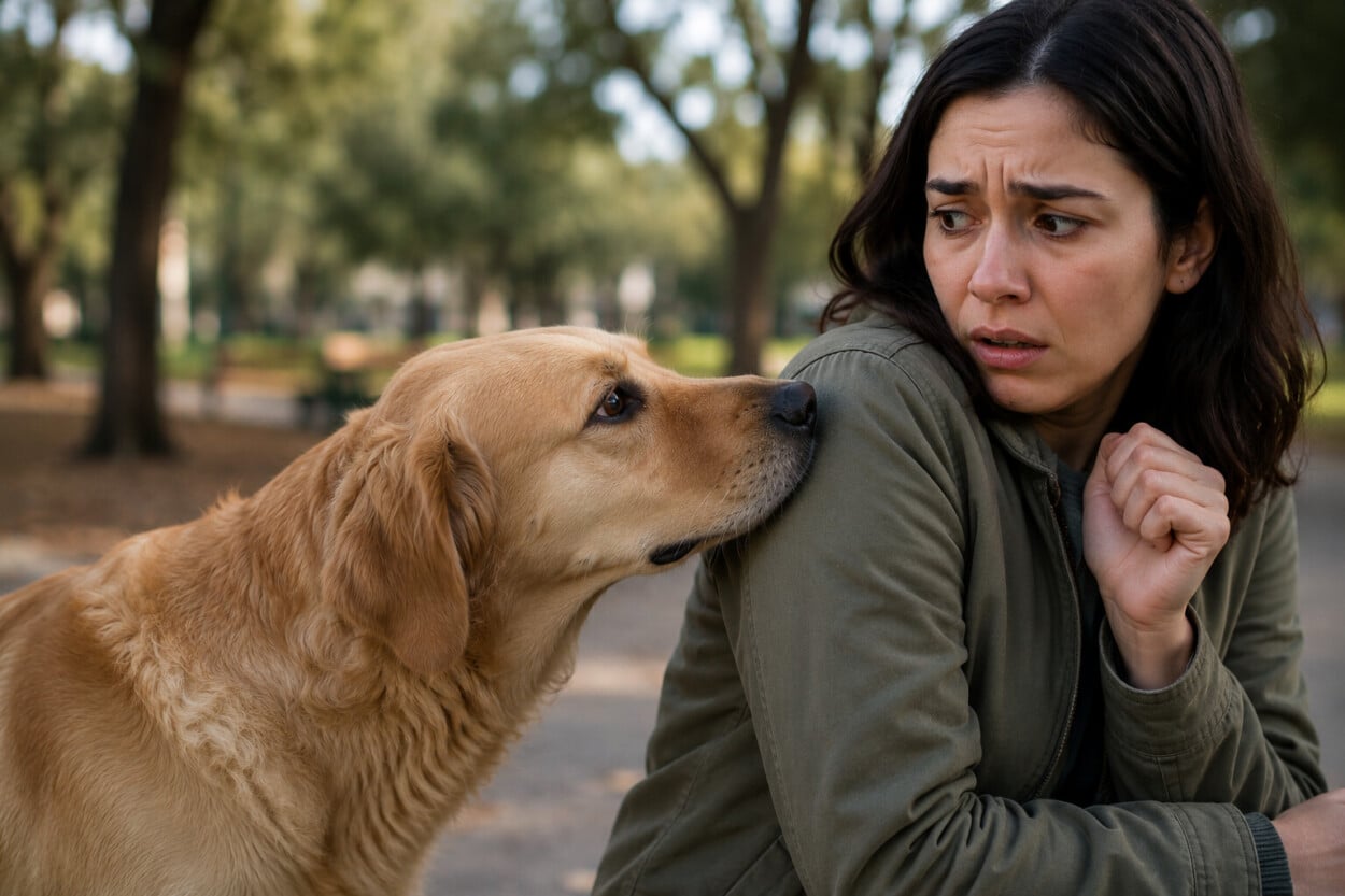 ¿Pueden los perros realmente oler el miedo en los humanos?