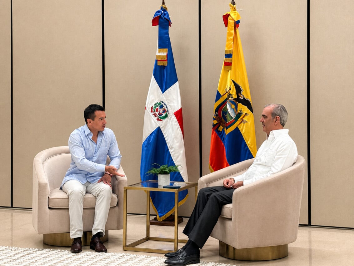 Así fue el encuentro entre Luis Abinader y Daniel Noboa: ¿por qué tan cuestionado en Ecuador?