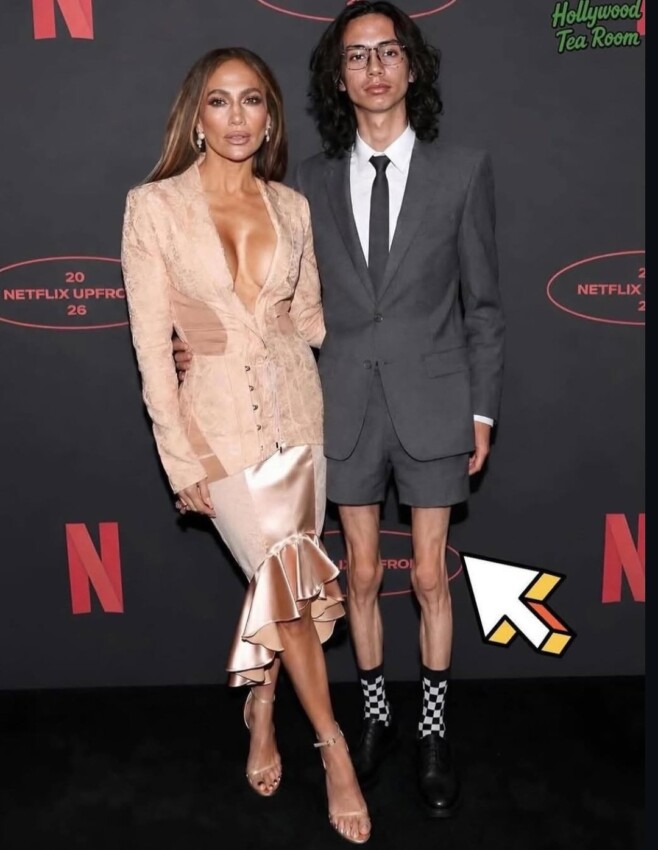 La foto de Jennifer Lopez y su hijo Max que genera debate en redes por su apariencia física