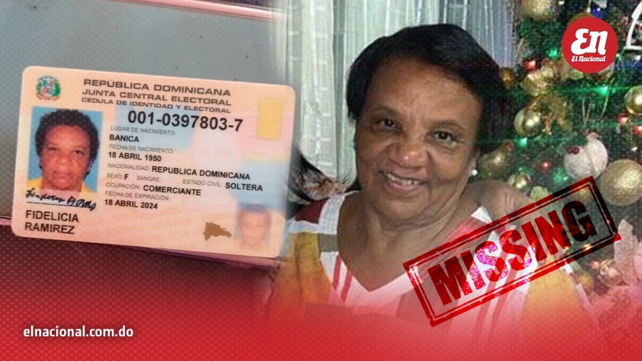 ¿La has visto? Reportan desaparecida señora de 76 años en el DN