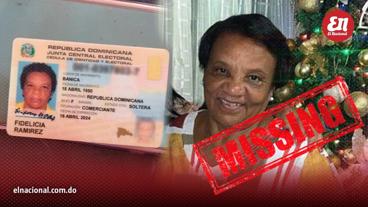 ¿La has visto? Reportan desaparecida señora de 76 años en el DN