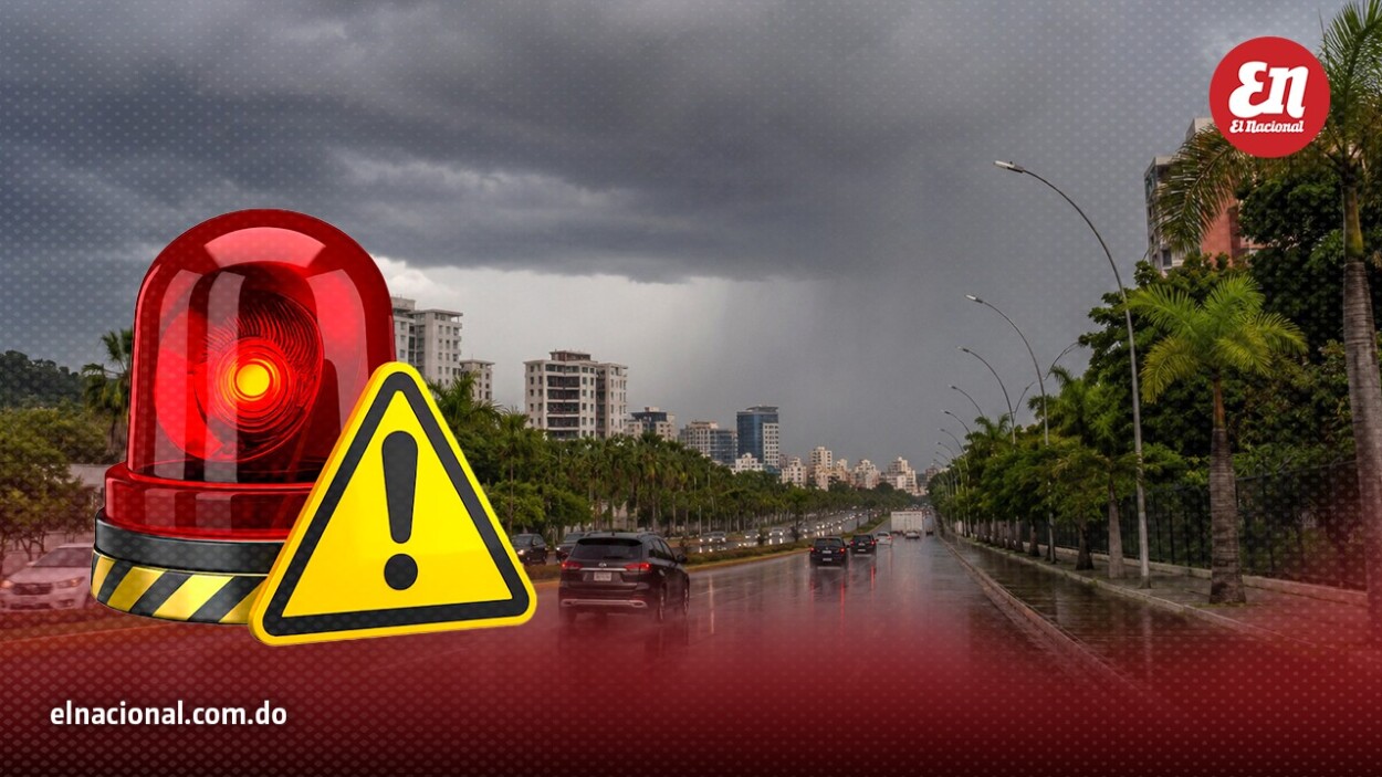 Primera onda tropical del año provocará lluvia este jueves en varias provincias