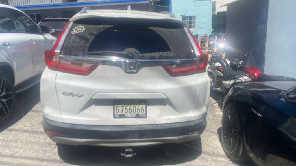 Vehículo incautado a Masha y acompañantes por la Policía.