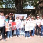 Manifestantes exigen que se cumpla la ley contra la contaminación sónica