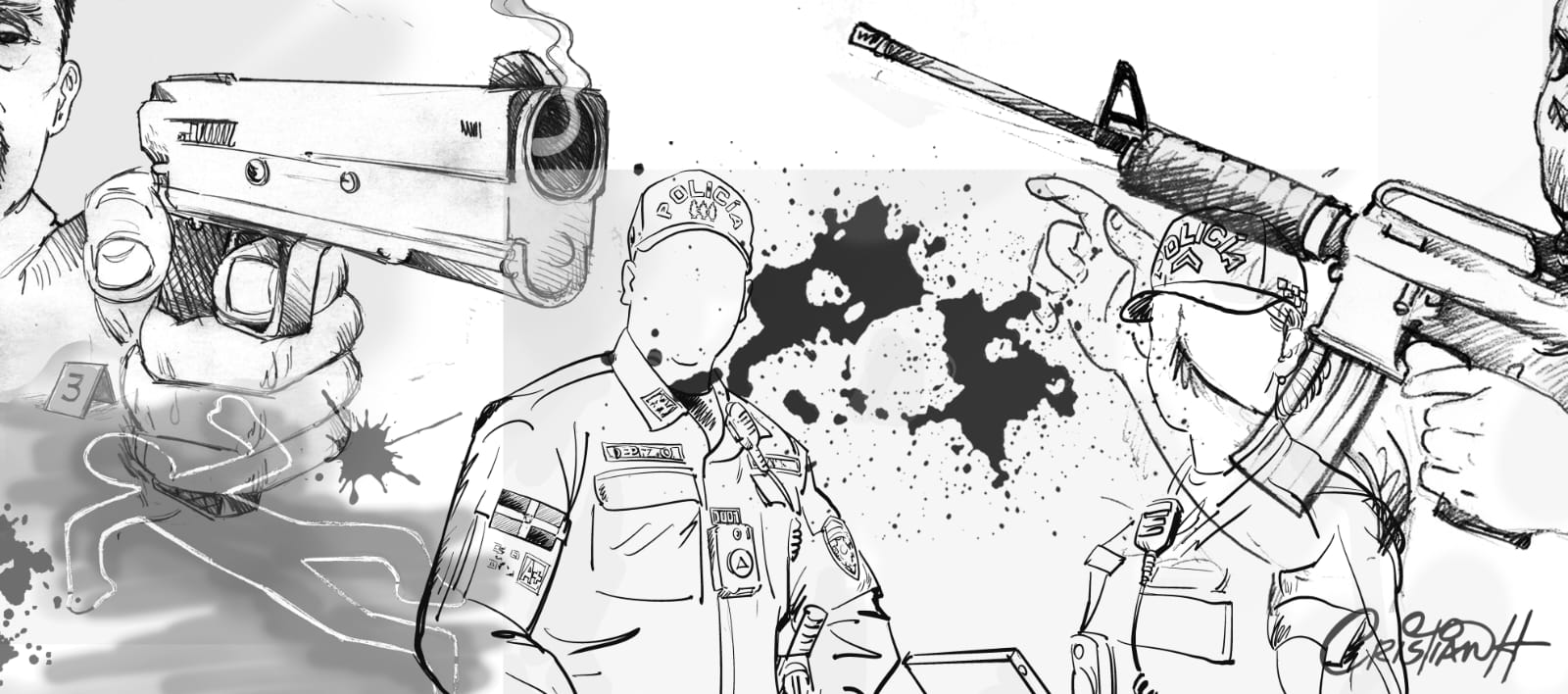 Los intercambios de disparos