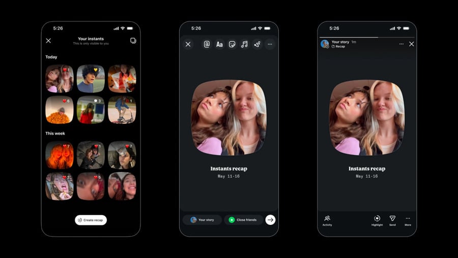 Instagram lanza «Instants», una función para compartir fotos efímeras entre amigos