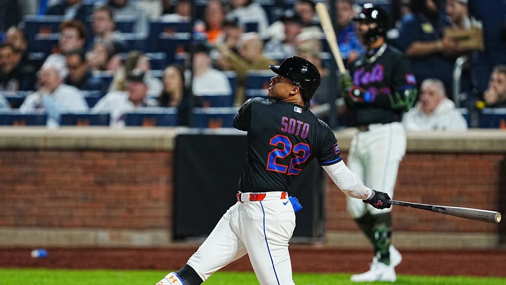 Juan Soto conecta su jonrón 250 de por vida ante la tormenta del Citi Field