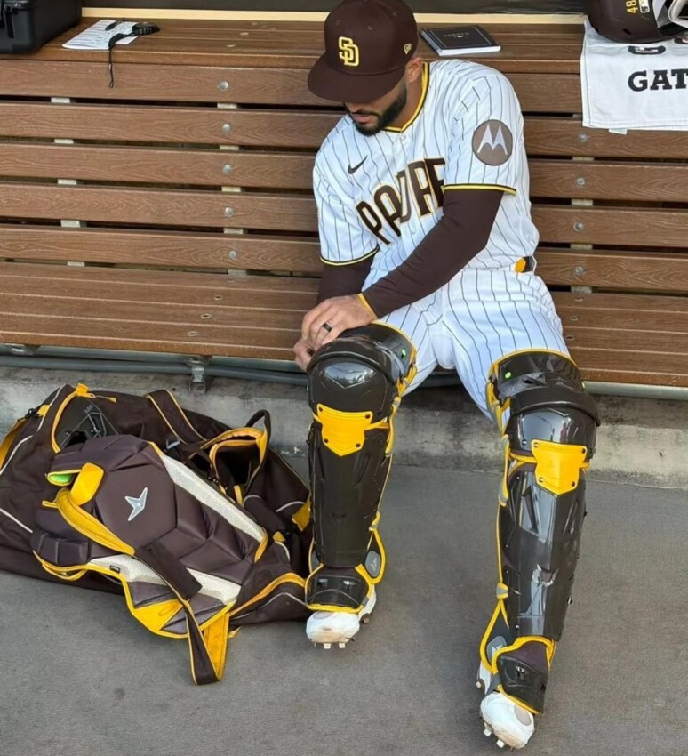Antes de vestir el uniforme de San Diego, el receptor pasó por diversas organizaciones, incluyendo a los Phillies de Filadelfia.